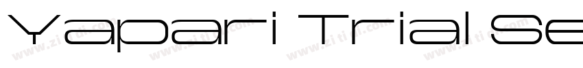 Yapari Trial Semi Bo字体转换